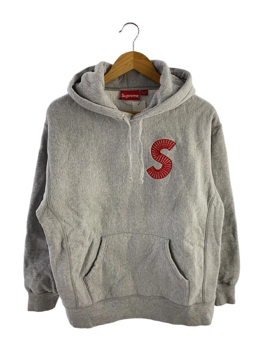 Sweat à capuche Supreme gris M occasion