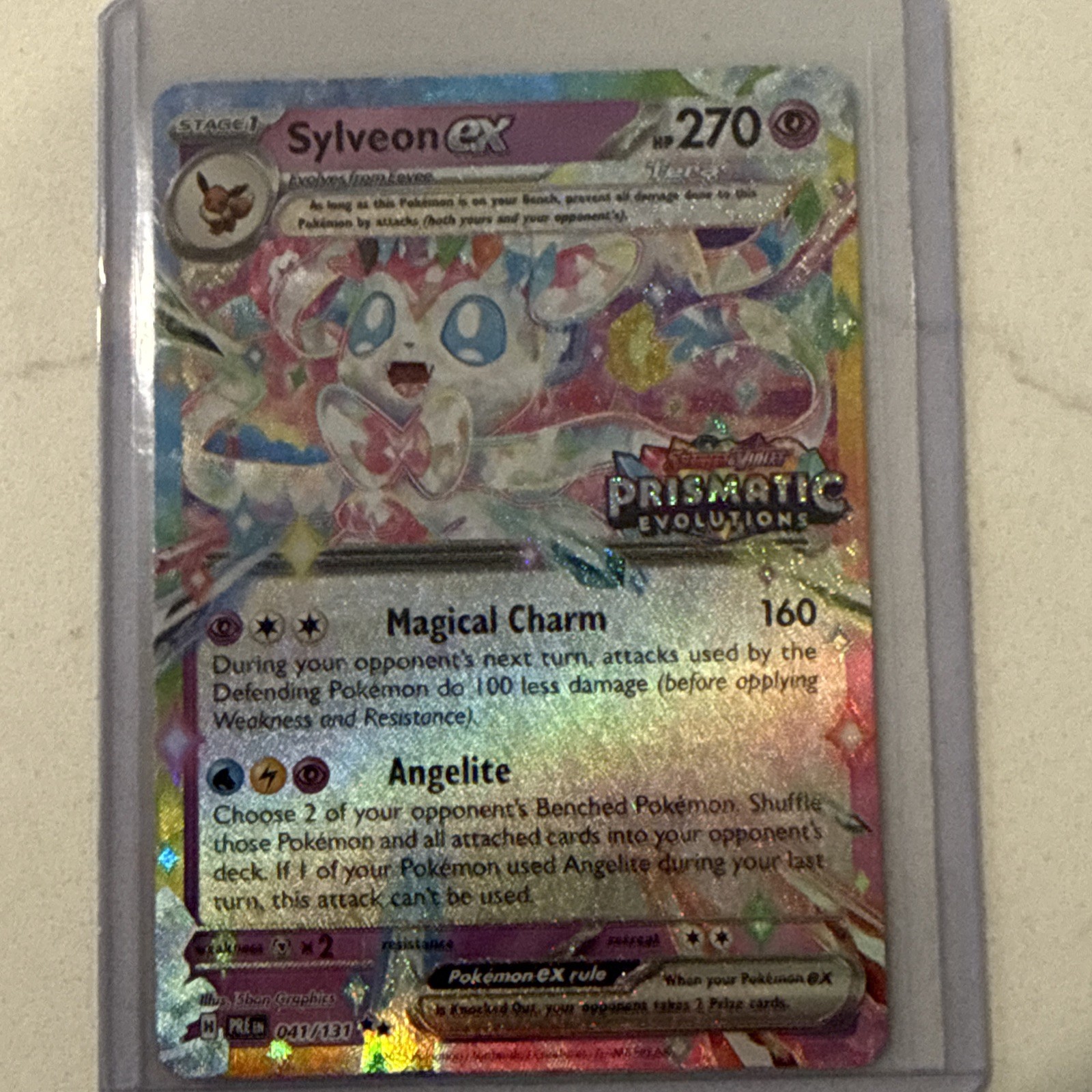 ⚡️ Pokemon TCG - 041/131 Sylveon ex Stamped Promo - Prismatic Evolutions