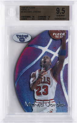 1996-97 FLEER TOTAL O #4 MICHAEL JORDAN BGS 9.5 | eBay
