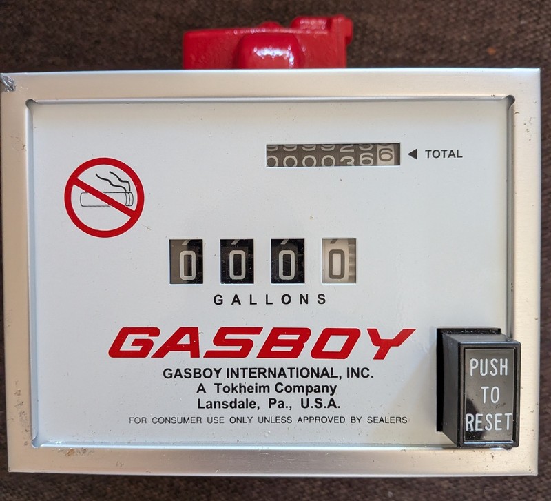 GASBOY Series 4860 Flammable Liquid Meter - Slightly Used