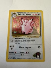 Pokémon Erika's Clefable Gym Heroes Holo Rare Unlimited 3/132 2000 70 HP English on eBay