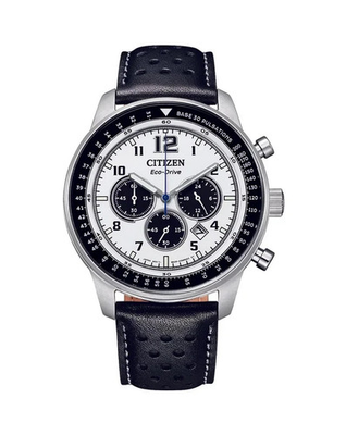 #ad Citizen Men#x27;s Black Eco Drive Chronograph Stainless Steel Quartz Watch $80.50