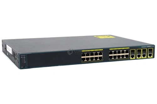 Cisco WS-C2960G-24TC-L 20x RJ-45 1Gb 4x Combo RJ-45 / SFP 1Gb - Ethernet Switch