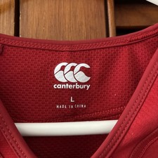 T-shirt Homme Canterbury Activewear Rouge - Taille M - Polyester (occasion Très Bon état)