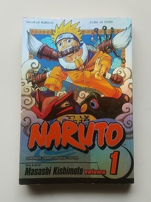 Naruto Volume 1 Limited Edition Manga English Holo Foil 3184/5000 Holographic