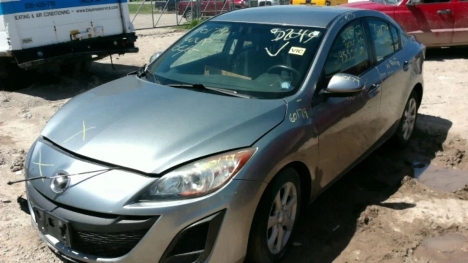 Driver Side View Mirror Power Heated Without Signal Fits 10-13 MAZDA 3 4274362 Foto 4 de 4