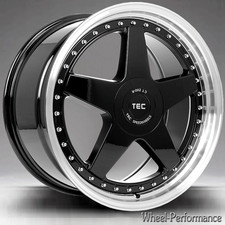 18 Zoll T2 Stufentiefbett Alufelgen 8x18 5x100 ET40 in schwarz für Subaru Toyota
