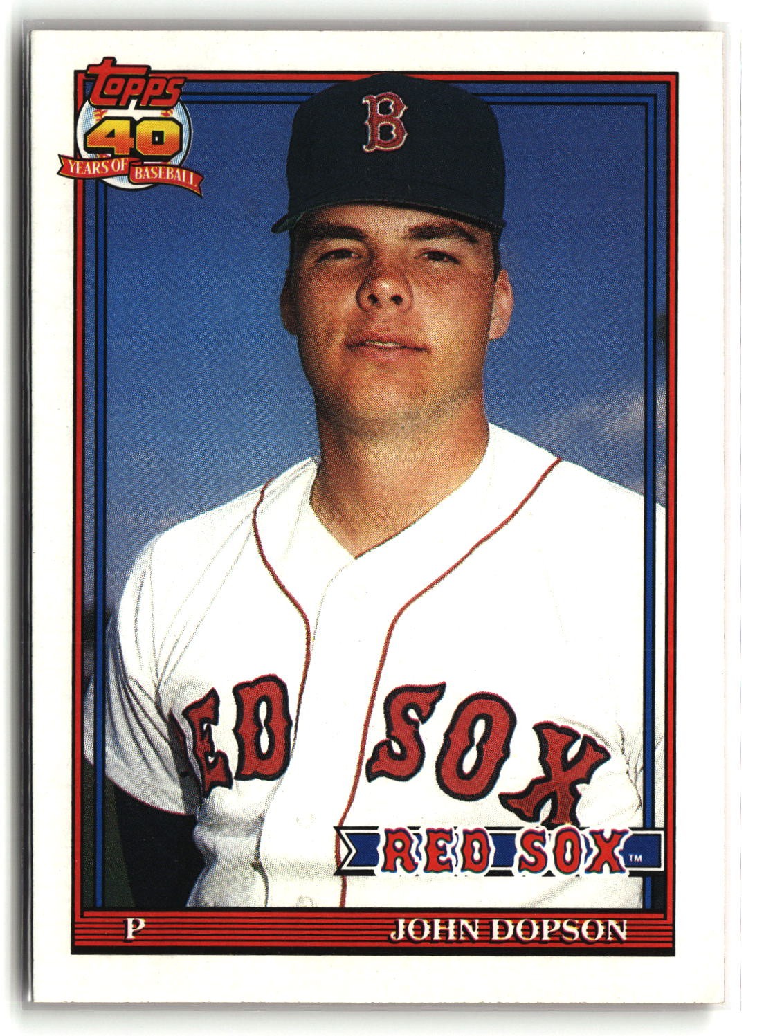 John Dopson 1991 Topps #94