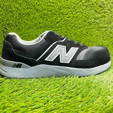 New Balance Elite Lite Mens Size 12 Black Gray Composite Toe Safety Work Shoes