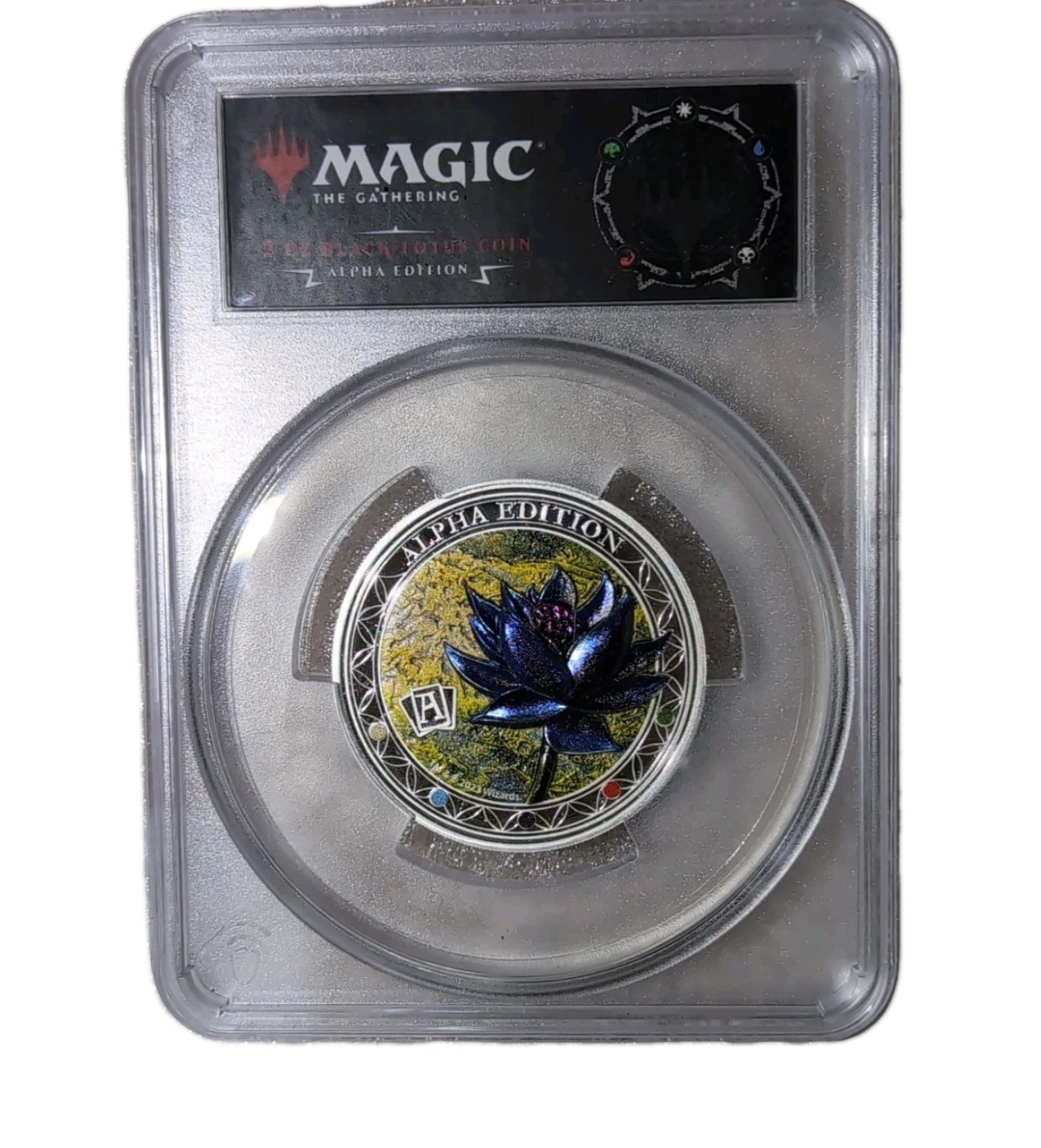 Magic the Gathering MTG 2Oz .999 Silver Alpha Black Lotus PCGS PR70 DCAM 99/499 view 5