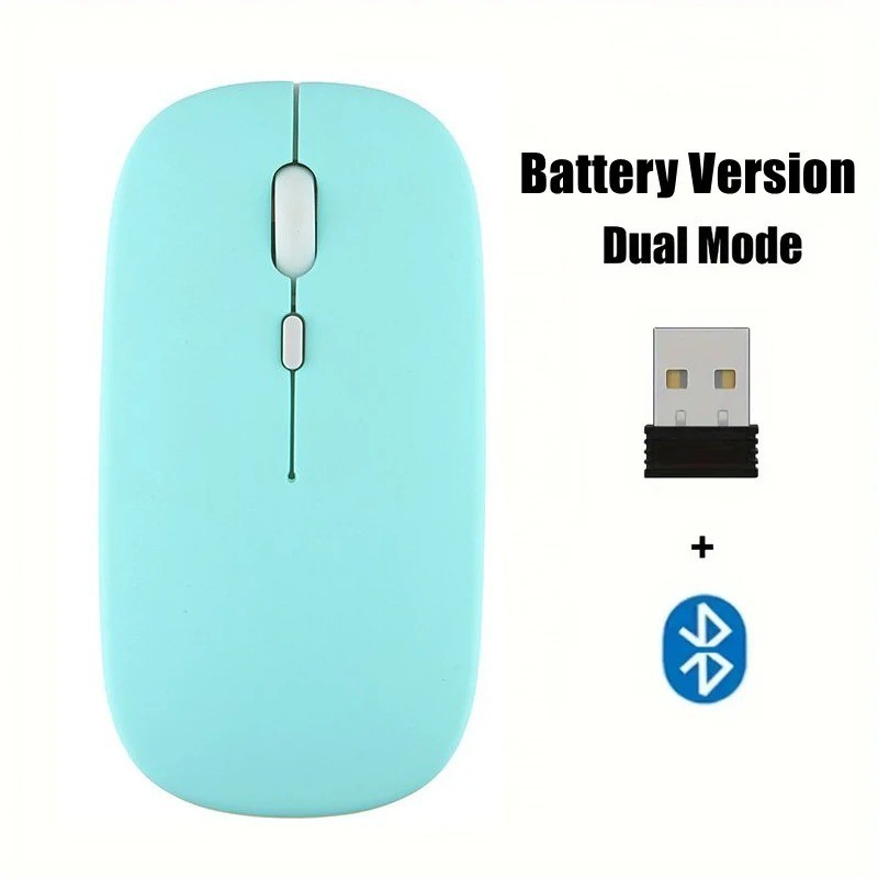 Mouse óptico inalámbrico USB portátil de 2.4GHz, varios colores, modos duales, USA, imagen 8