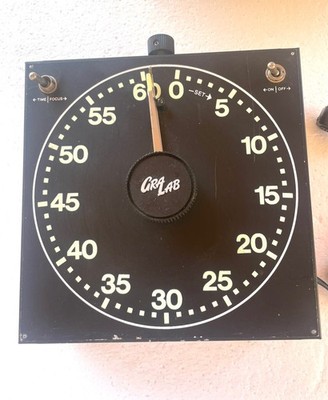 Vintage Gralab Model 400 Darkroom Photography Timer Gra Lab Works Great