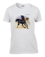 Ladies Arabian Horse Cowgirl Women's T-Shirt
