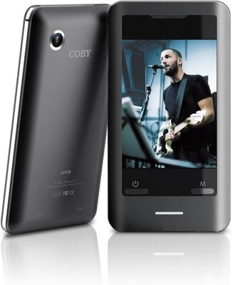 Coby 4GB 2,8'' Touchscreen Video MP3 Player - Lautsprecher/Kamera - Schwarz (MP828-4G)