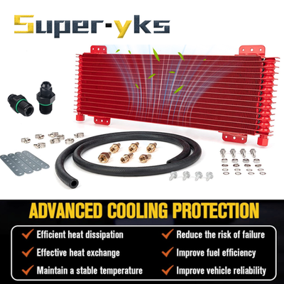 #ad For Tru Cool 40000 40k GVW Transmission Oil Cooler Low Pressure W 6AN Fittings $58.10