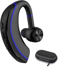 Link Dream Bluetooth Earpiece Wireless CVC8.0 Headset for Cell Phone Dual Mic