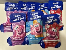 Mr Bubble Powder Bubble Bath- Grape, Berry, Strawberry Lot Of 8
