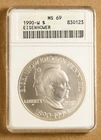 1990-W Eisenhower Commemorative Dollar — photo from another recent sale