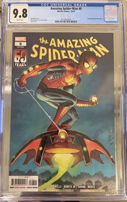 AMAZING SPIDER-MAN #8 - CGC 9.8 - JOHN ROMITA JR & SCOTT HANNA COVER AND ART