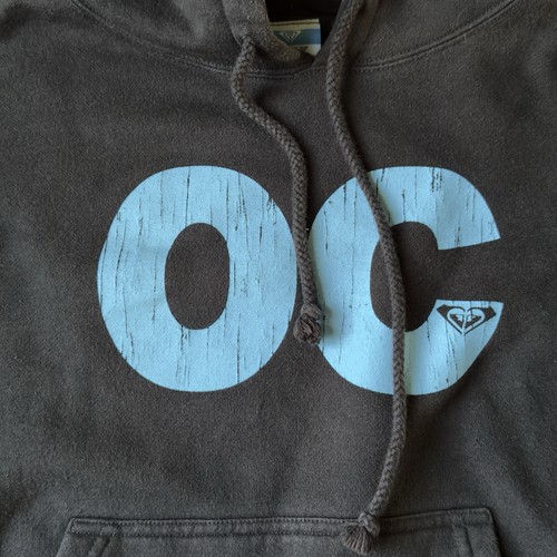 Vtg Roxy OC Women’s Brown Surf Pullover Hoodie Sweatshirt Size Small Y2k - Picture 4 of 13
