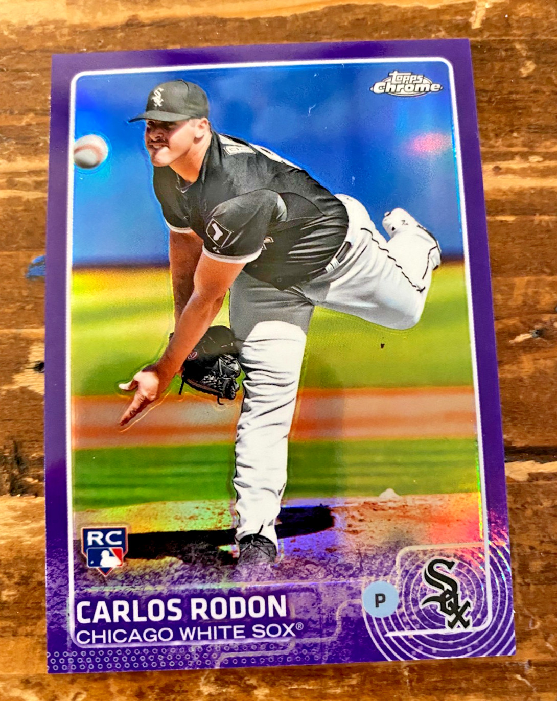 2015 Topps Chrome - Carlos Rodon #90 Purple Refractor /250 (RC) , Rookie, SP