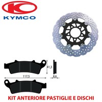 Satz Bremsscheiben UND BremsbelÄGe Vorne Kymco K-XCT 125I 2012