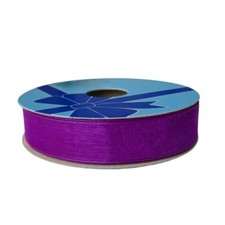5/8" Wide Purple Sheer Organza Ribbon - 25 Yards 00466 