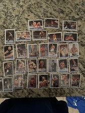 1991 WWF WWE Superstars Sticker Euroflash Italy Lot Of 30 Complete Grade Worthy