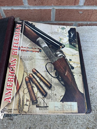NRA The AMERICAN RIFLEMAN 1954 Magazine w/ Faux Leather Binder All 12 Issues - Picture 8 of 10