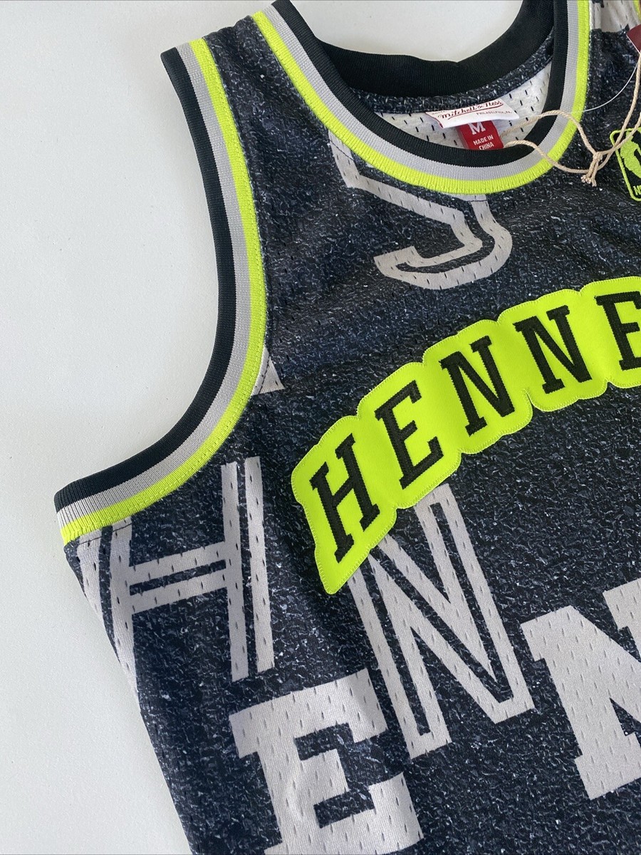 Mitchell & Ness NBA Hennessy Neon Concrete Swingman Jersey Collab