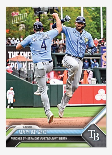2023 Topps Now 884 TAMPA BAY RAYS™