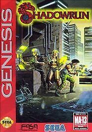 SHADOWRUN Shadow Run Sega Genesis Action/RPG Sealed