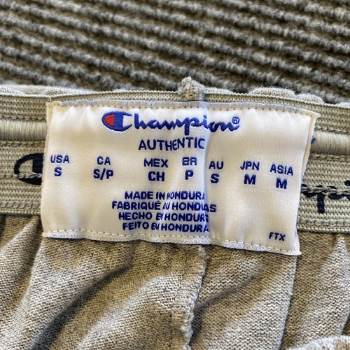 Pantaloncini Champion Uomo S Grigio Heather Tasche Allungate Atletiche - Foto 7 di 8