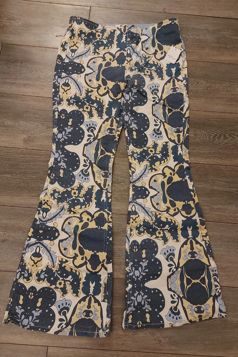 Free People Lulworth Penny Pull On Flared Jeans W 31 BNWT RRP