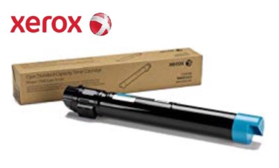 Genuine Toner Xerox Phaser 7800 7800Vn 7800Vdn / 106R01566 CYAN HC Cartridge