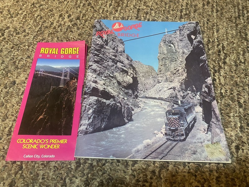 Vintage Royal Gorge Bridge Magazine 1987 With Train