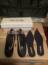 Dream Paris Navy Color Flats Size 8