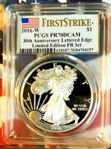 2016w pcgs american silver eagle limited edition pr70 dcam first strike