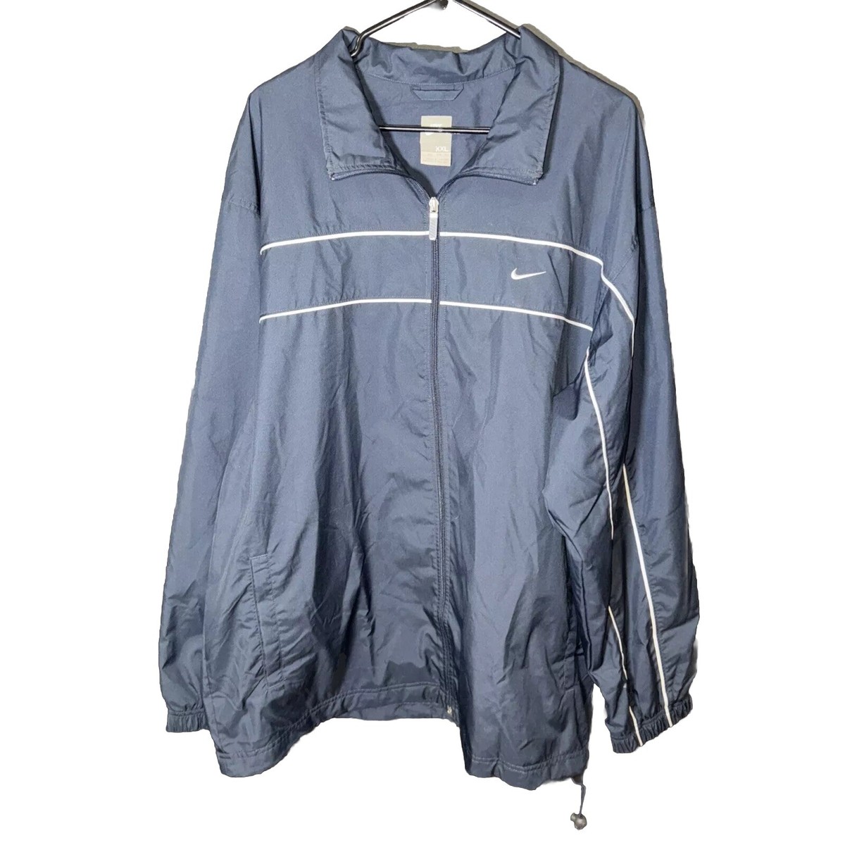 Nike RN#56323 CA#05553 Jacket - Blue With White Piping Size XXL