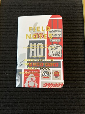 Field Notes DDC Dead Print Notebook 