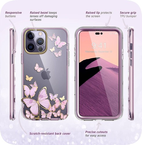 i-Blason For Apple iPhone 14 Pro 6.1" Cosmo Slim Case Screen Protector Cover - Picture 12 of 19