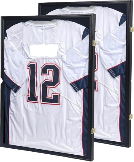 KCRasan Jersey Frame Display Case 2 Pack, Jersey Display Case, Large Lockable UV-image