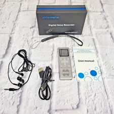 Atto Digital Voice Activated Recorder FirstRec- 8GB Recorder Password Protection