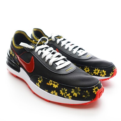 Nike Waffle One Sunflower Black Habanero Red Shoes Men\'s Size 11.5 DQ7637-001 Nike Waffle One Sunflower Black Vivid Sulfur Habanero DQ7637  main image 4