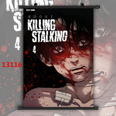 Killing Stalking ポスター サンウ×ウジン 490x790mm Killing Stalking Oh Sangwoo Yoon Bum HD Print Wall Poster Scroll