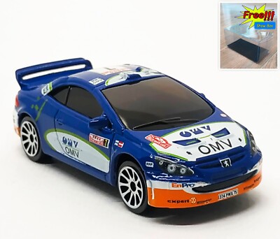 Majorette Peugeot 307 WRC OMV Dark Blue 1:58 (3