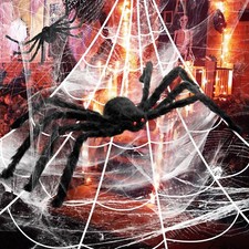 Halloween Scary Large Spider Haunted House Prop In/Outdoor Party Decor USA