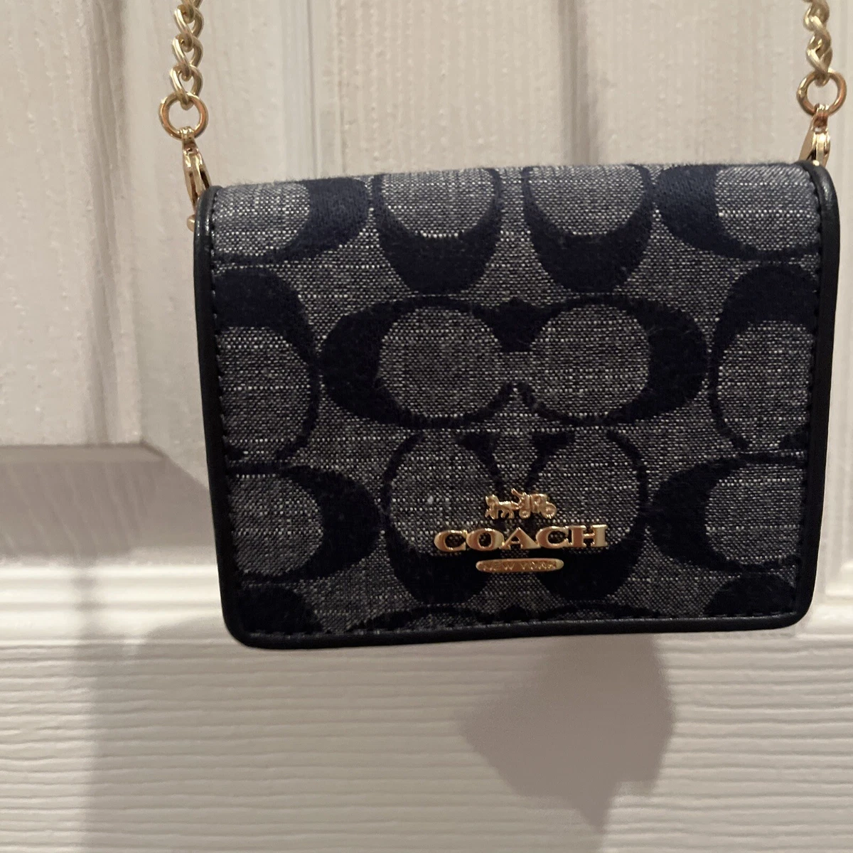 Coach crossbody with credit card slots clearance