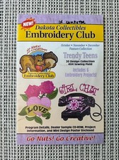 Dakota Collectibles Trendy Teens 20 Embroidery Designs 6 Projects Multiformat CD