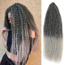 20"/28" Colorful Afro Kinky Curly Crochet Braids Curly Crochet Hair Extensions